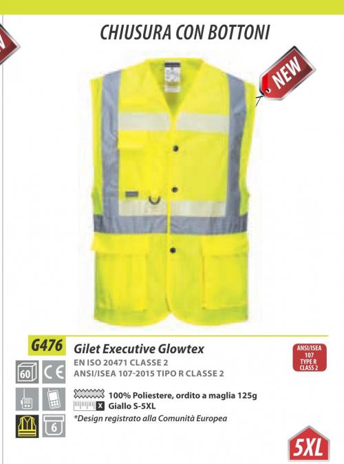 GILET EXECUTIVE GLOWTEX 