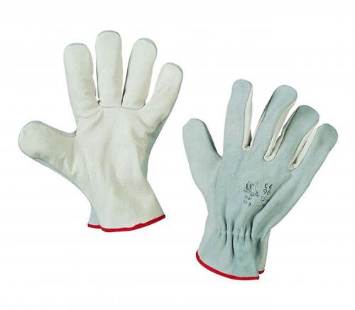  GUANTO FIORE BOV.BIANCO DOR/CROSTA